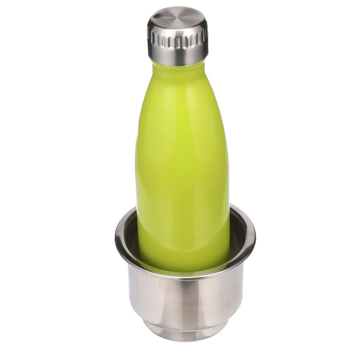 Seachoice 79371 Stainless-Steel Recessed Drink Holder With Blue LED Light