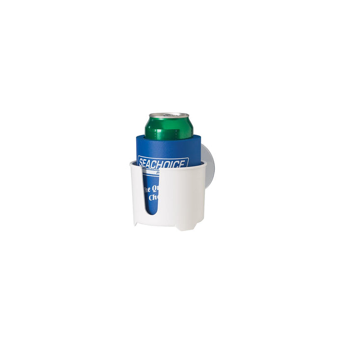 Seachoice 50-79381 White Drink Holder With Large Super Suction Cups