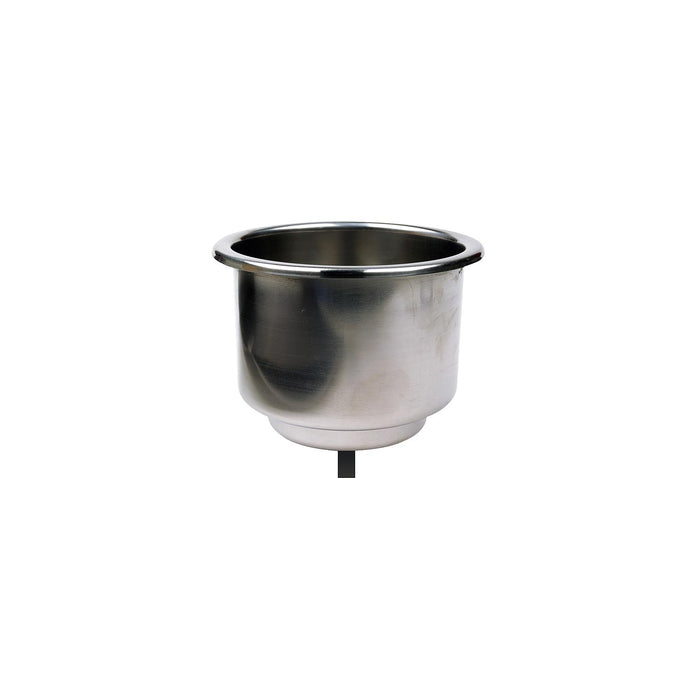 Seachoice 79420 Stainless-Steel Drink Holder With 5/8" Drain