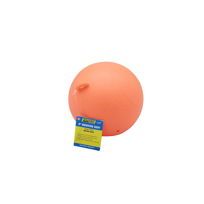 Seachoice DE95880S 79754 Slalom/Marking Buoy Neon Red, 9" Dia.