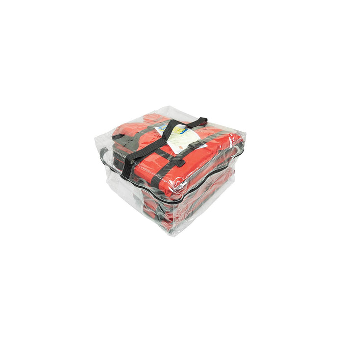 Seachoice 85513-EPE2220AUPK4RED General Purpose Life Vest 4-Pack w/Bag & 4 Red, Vests