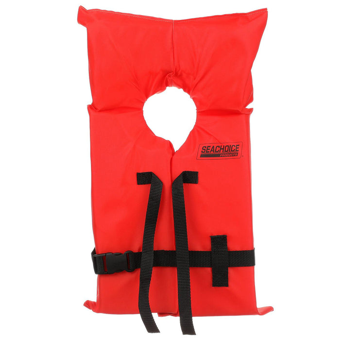 Seachoice EPE1120AK1O-85560 Type II Life Vest Youth, Orange