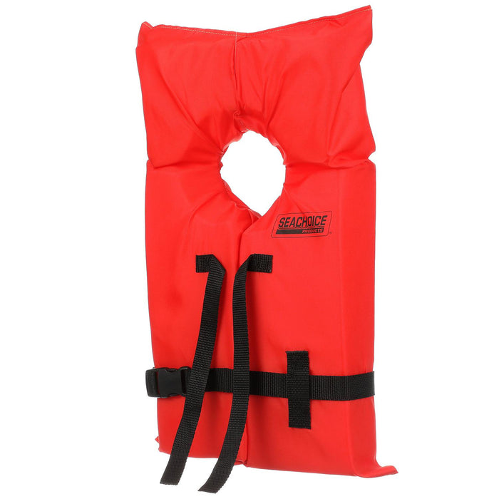Seachoice EPE1120AK1O-85560 Type II Life Vest Youth, Orange