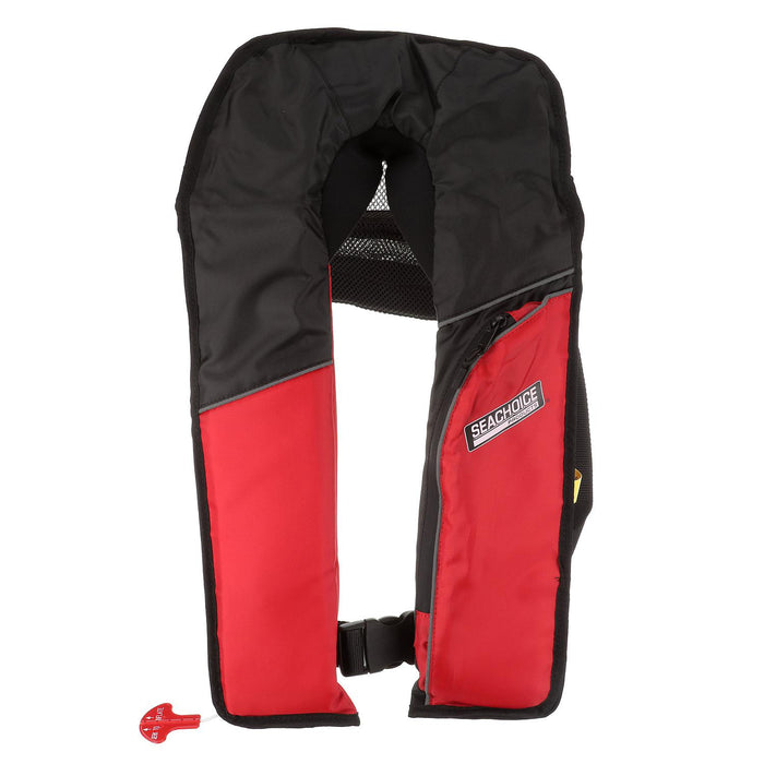 Seachoice 1212-RED/BLK-85830 Type V Inflatable PFD 33G Manual, Red/Black