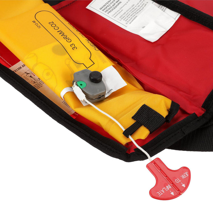 Seachoice 1212-RED/BLK-85830 Type V Inflatable PFD 33G Manual, Red/Black