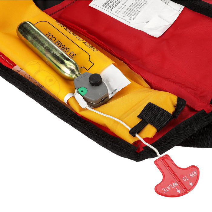 Seachoice 1212-RED/BLK-85830 Type V Inflatable PFD 33G Manual, Red/Black