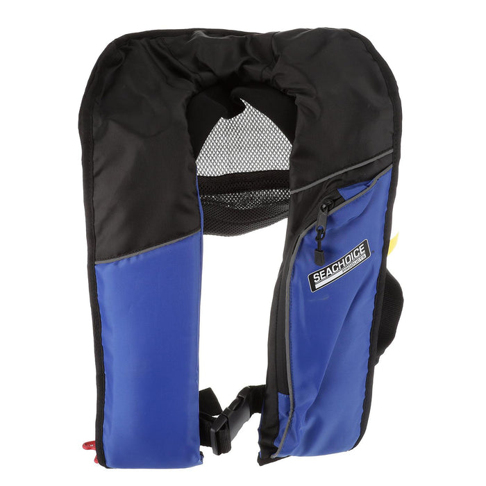 Seachoice 1214MA-BLUE/BLK-85840 Type V Inflatable PFD 33G Manual/Auto, Blue/Black