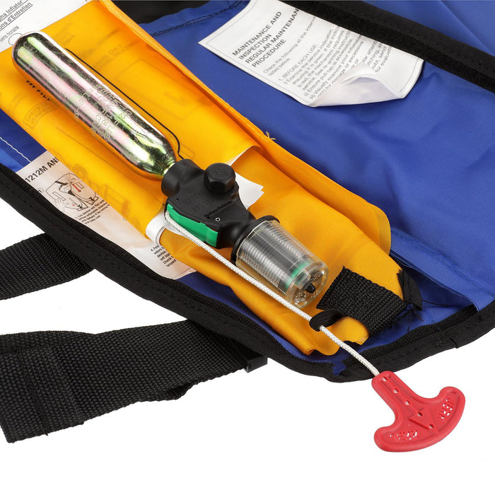Seachoice 1214MA-BLUE/BLK-85840 Type V Inflatable PFD 33G Manual/Auto, Blue/Black