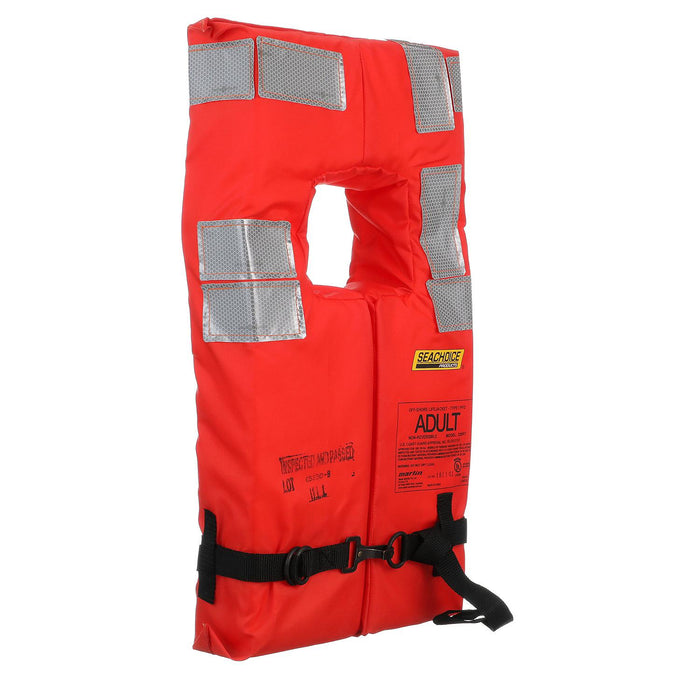 Seachoice 320RT-85900 Type I Commercial Offshore Vest w/ Solas Reflective Tape, Adult