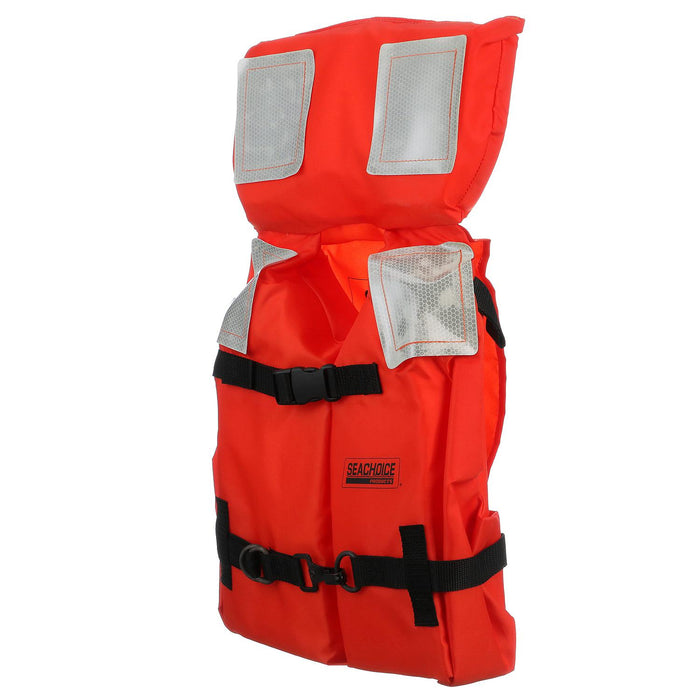Seachoice 6100-85940-YTH Type I Offshore Jacket w/ Solas Reflective Tape, Child