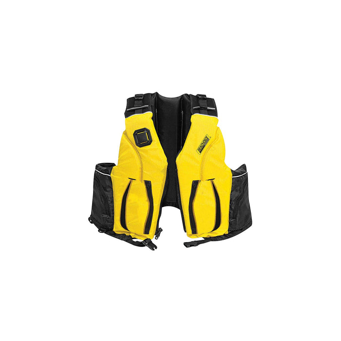 Seachoice 9007S/M-YEL/BLK-85973 Adult Dual Size Canoe/Kayak PFD, Yellow/Black, S/M