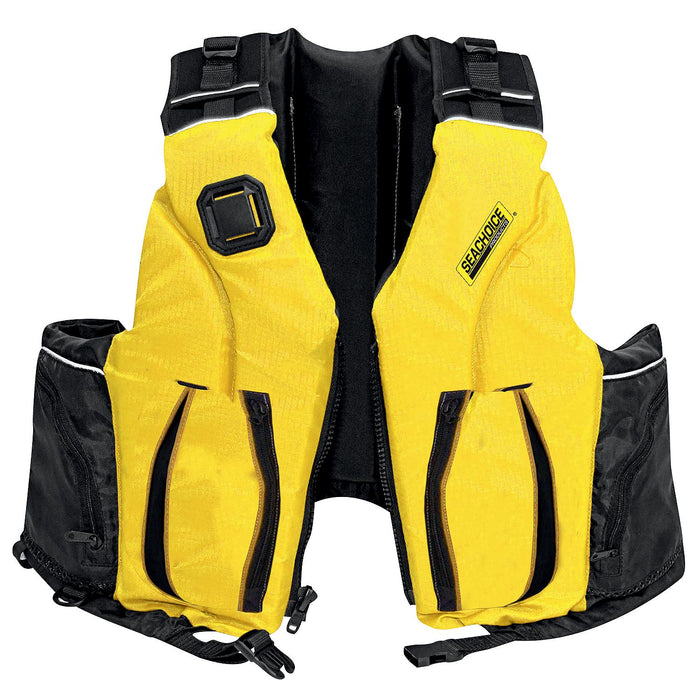 Seachoice 9007XXL/3XL-YELBLK85976 Adult Dual Size Canoe/Kayak PFD, Yellow/Black, 2XL/3XL