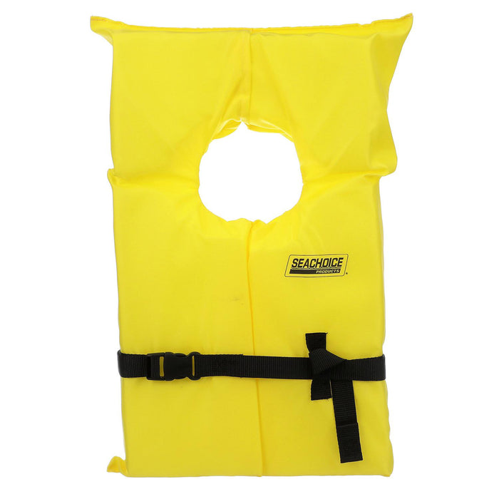 Seachoice EPE1110AK1AUY-86020 Type II Life Vest Adult, Yellow