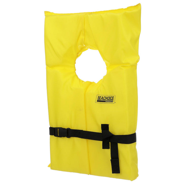 Seachoice EPE1110AK1AUY-86020 Type II Life Vest Adult, Yellow
