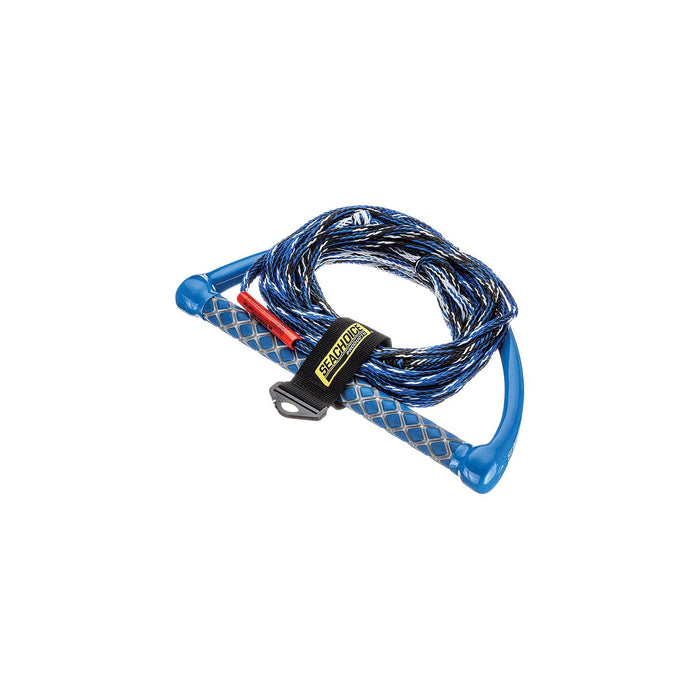 Seachoice 86724 3-Section Wakeboard Rope, 65', 15" Handle w/ Textured EVA Grip