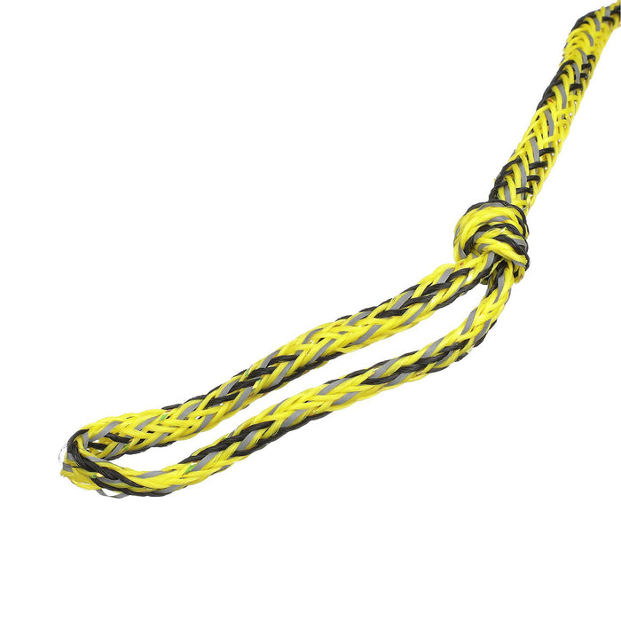 Seachoice 86726 5-Section Wakeboard Reflective Rope, 75', 15" Handle w/ Textured EVA Grip