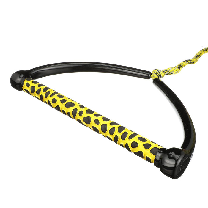 Seachoice 86726 5-Section Wakeboard Reflective Rope, 75', 15" Handle w/ Textured EVA Grip