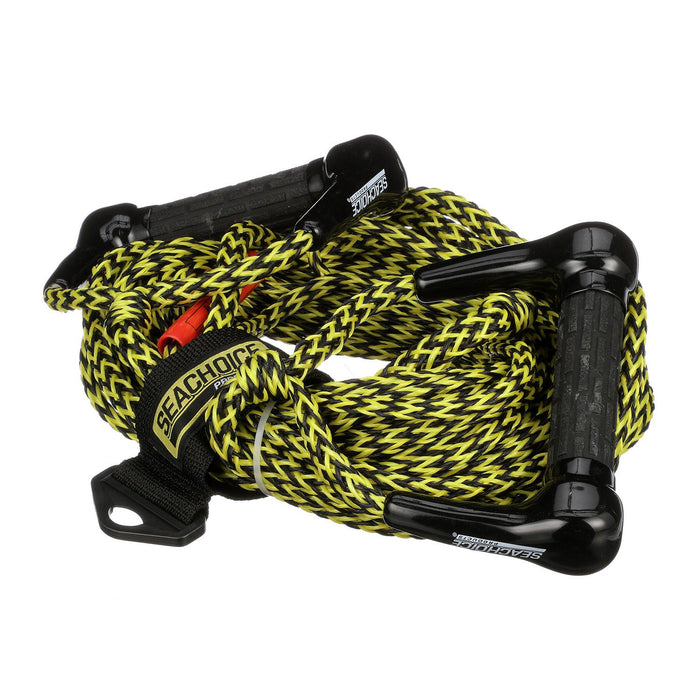 Seachoice 86729 Water Ski Rope, 75', Dual 5-1/2" Handles w/ Textured Rubber Grip