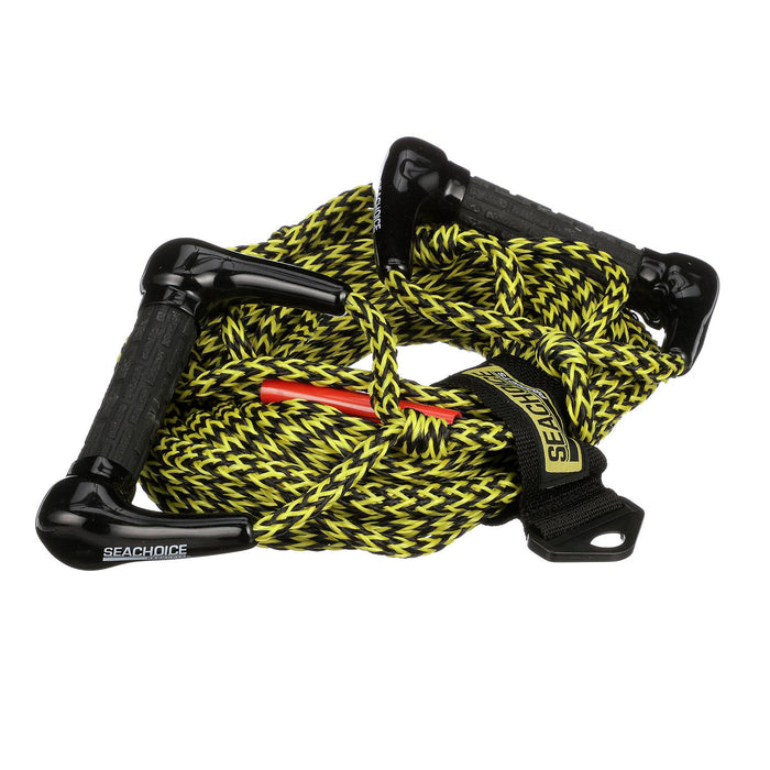 Seachoice 86729 Water Ski Rope, 75', Dual 5-1/2" Handles w/ Textured Rubber Grip