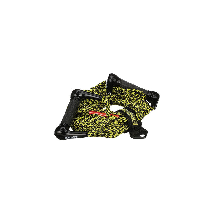 Seachoice 86729 Water Ski Rope, 75', Dual 5-1/2" Handles w/ Textured Rubber Grip