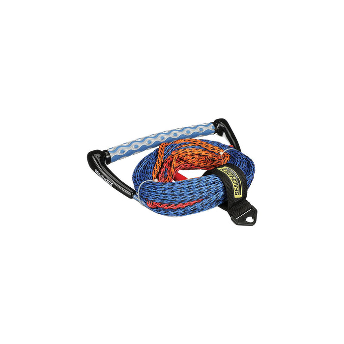 Seachoice 86733 3-Section Water Ski or Wakeboard Rope, 75', 13" Handle w/ Textured EVA Grip