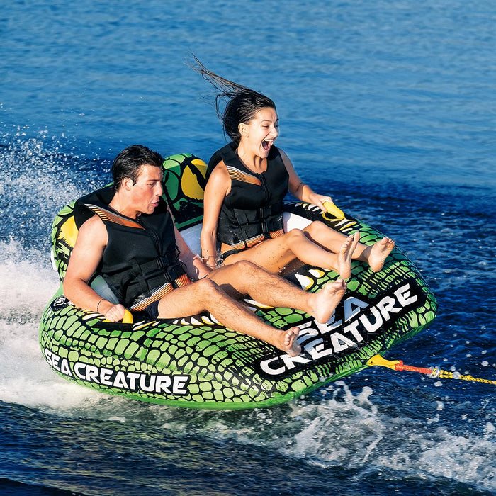 Seachoice 50-86903 Sea-Creature Open Top Tube, 1-2 Riders, 2/case