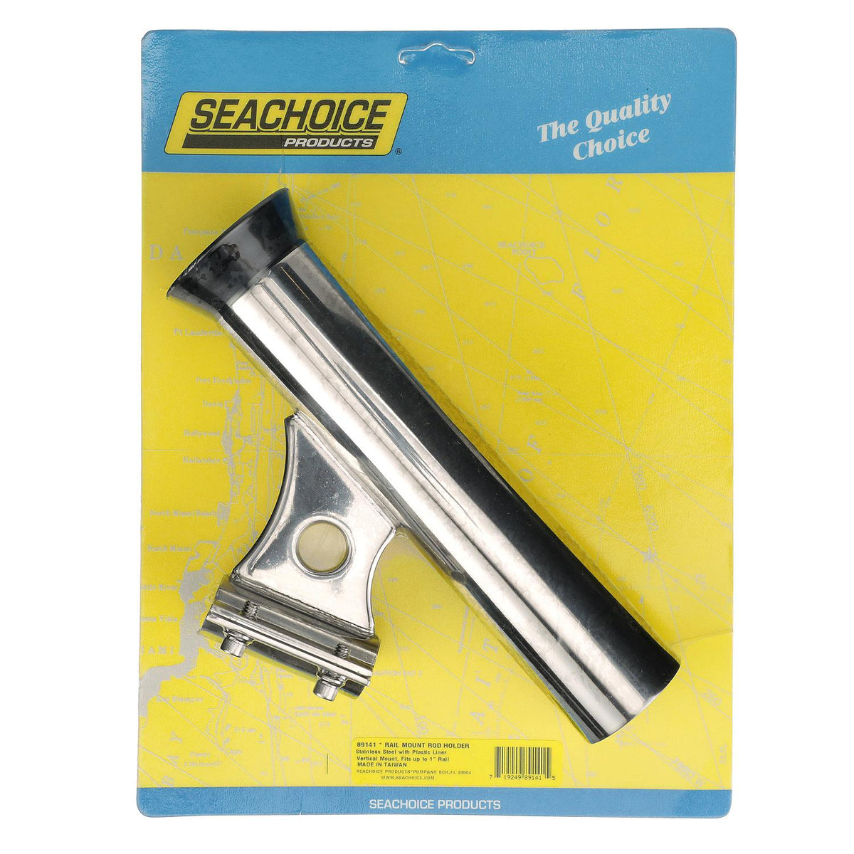 Seachoice 89141 Stainless Steel Vertical Mount Rod Holder — Freeport ...