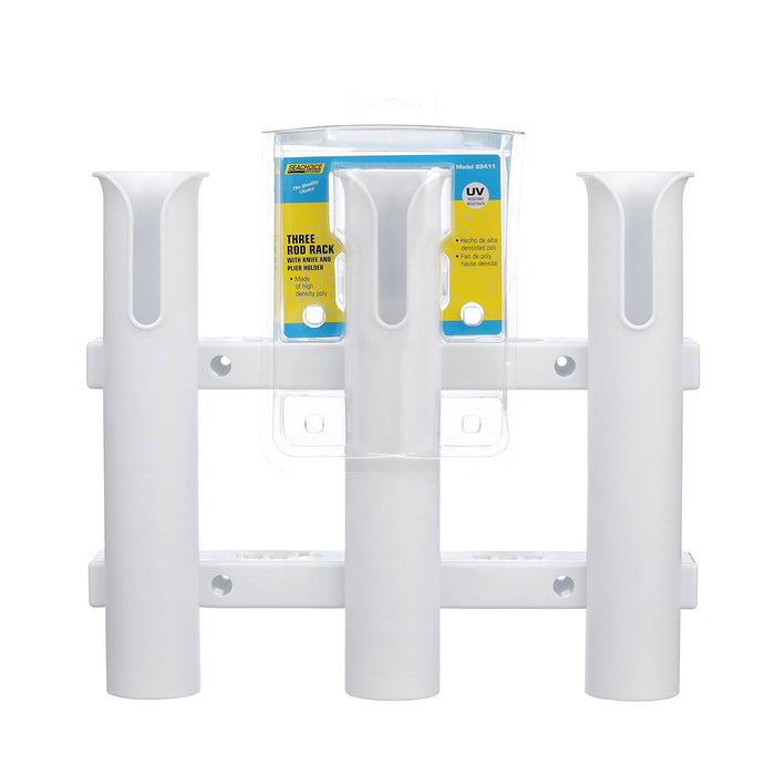 Seachoice 89411 Polyurethane 3 Rod Rack