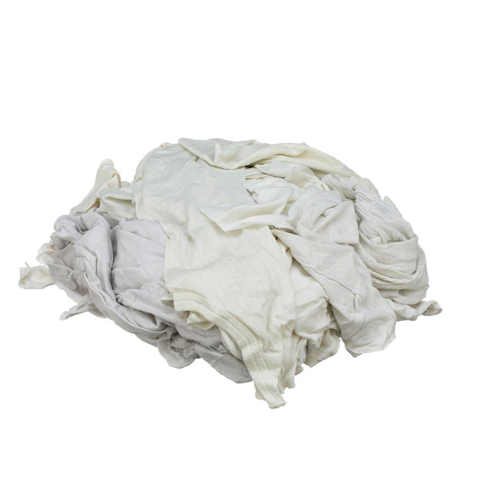 Seachoice 7402-01-12-SC 90007 Recycled White Knits Wiping Cloths, 1-lb. Bag