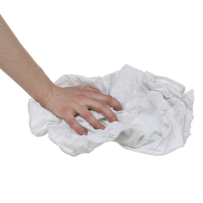 Seachoice 6403-01-12-SC 90009 New White Knits Wiping Cloths, 1-lb. Bag