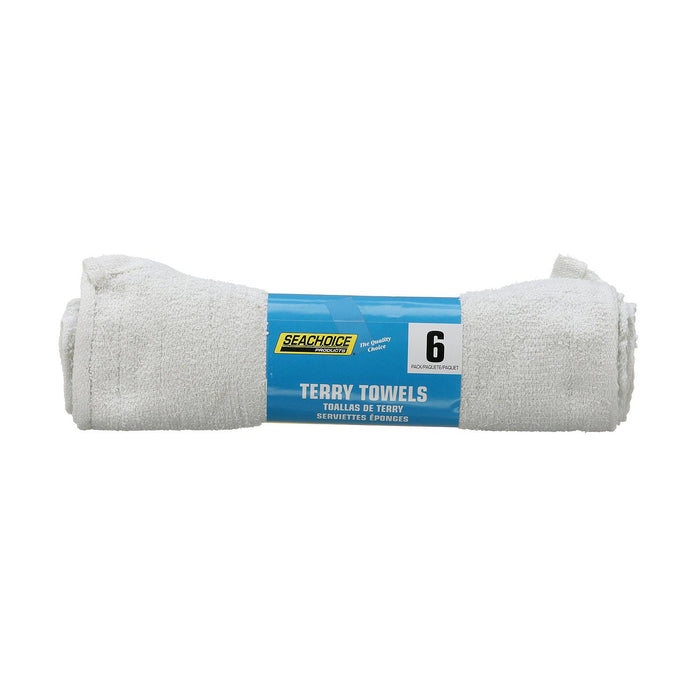 Seachoice T-90010-SC Terry Towels, 6-pk. Roll