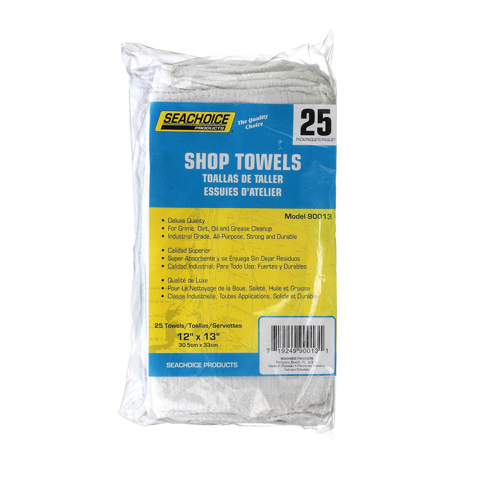 Seachoice S-90013 Shop Towels, 25-ct. Bag