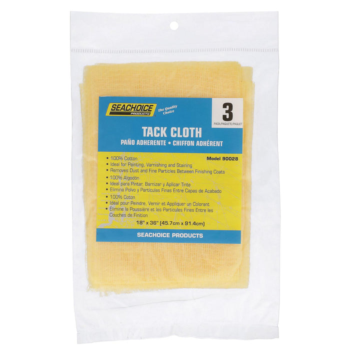 Seachoice A-90028-SC Tack Cloth, 3-pk, Bag