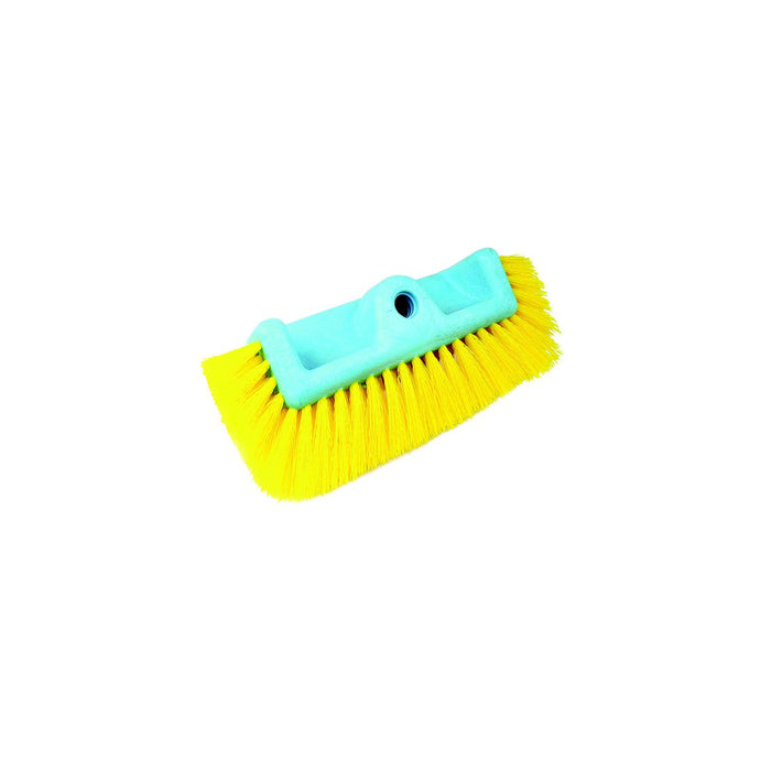 Seachoice DST01-YM 90476 Brush w/ Side Bristle, Size: 10", Medium (Yellow Poly)