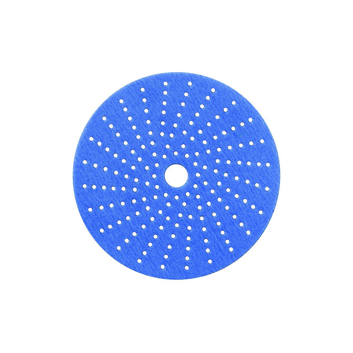 Seachoice 76508 91842 Multi-Hole Blue Ceramic blend Hook-& -Loop Discs, Grade: 120, Size: 6"