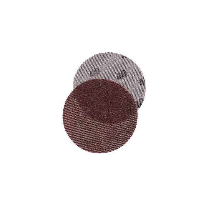 Seachoice Dust Free Aluminum Oxide Mesh Hook & Loop Discs Closed Coat, Brown, 25/pk