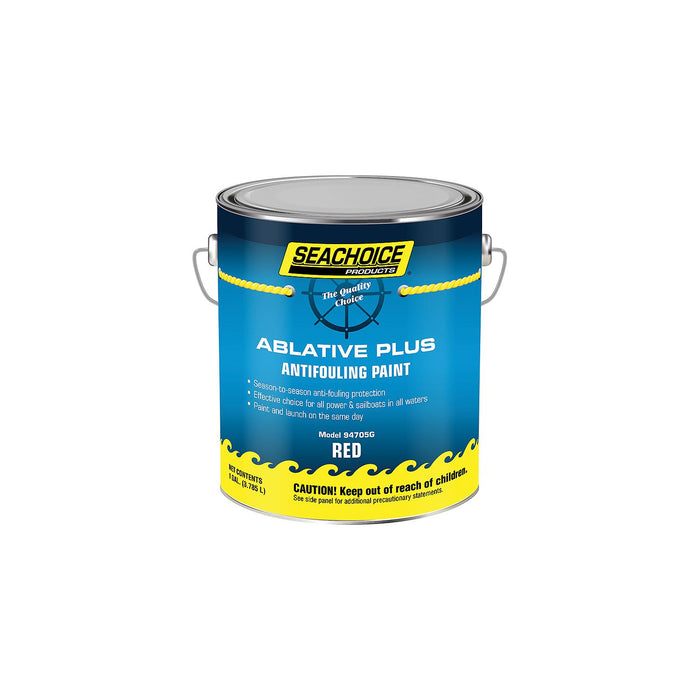 Seachoice YPM249/1 94705G Ablative Plus Premium Antifouling Paint, Red, 1 Gallon