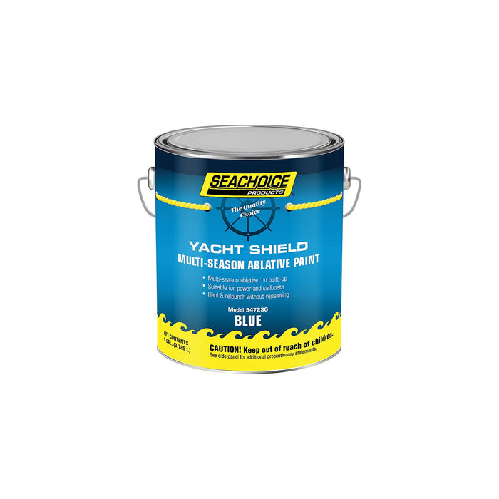Seachoice YPM169/1 94723G Yacht Shield Multi-Season Antifouling Paint, Blue, 1 Gallon