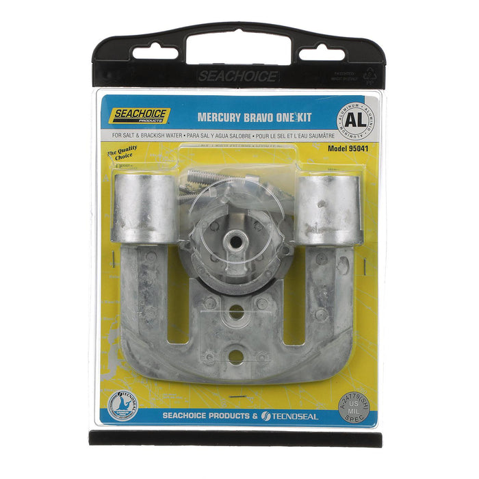 Seachoice 50-95041 Aluminum Anode Kit For Mercury Bravo I