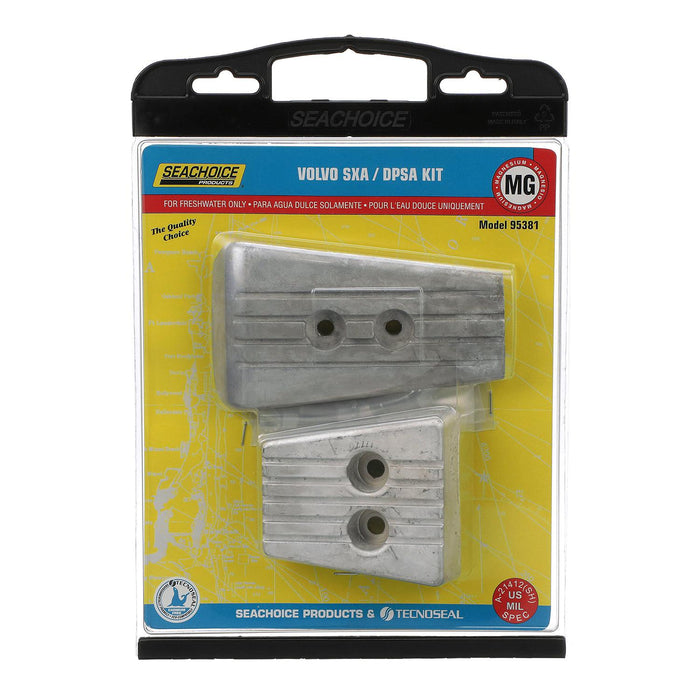 Seachoice 50-95381 Volvo Anode Kit, Magnesium, Fits SXA/DPSA