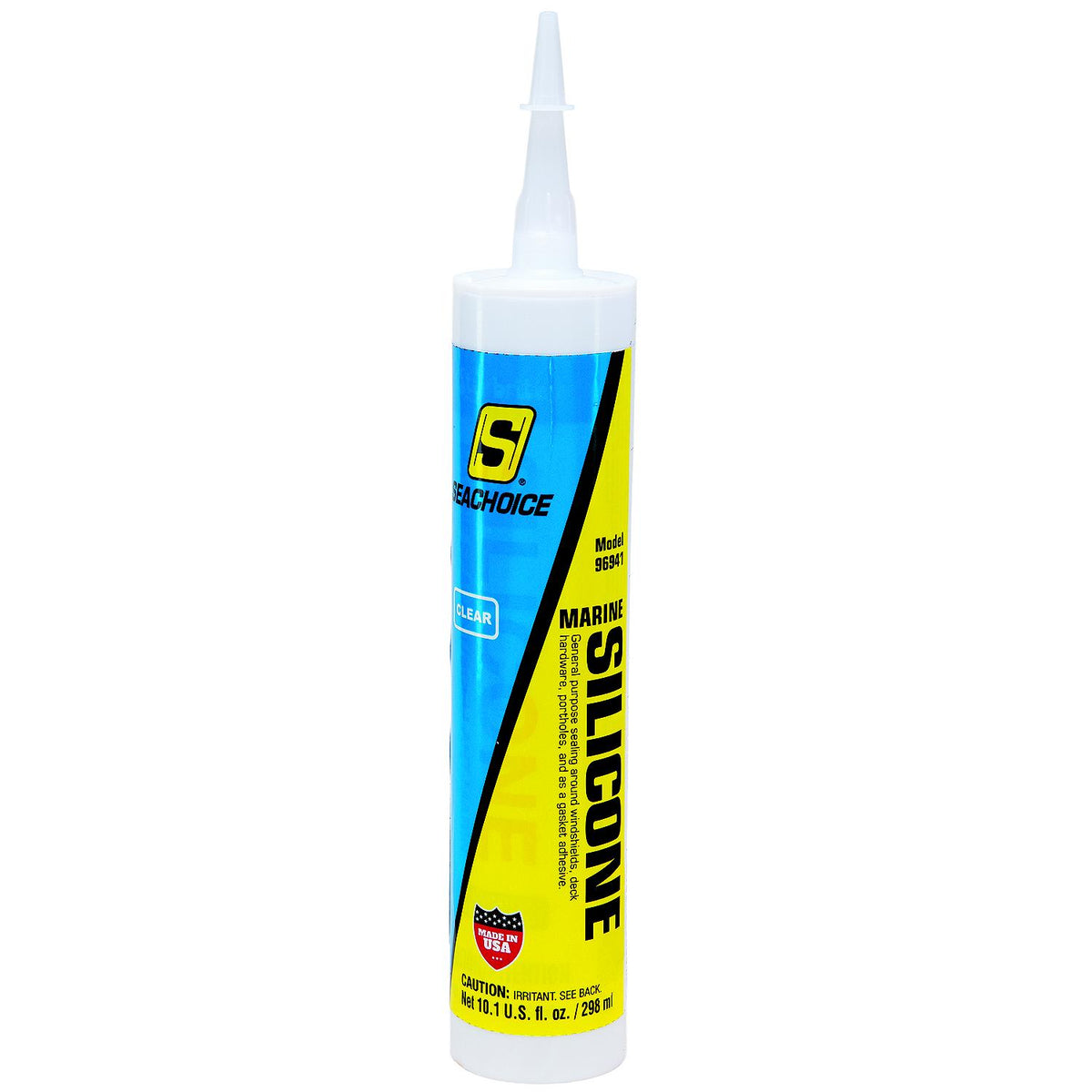 Seachoice 50-96941 Silicone Sealant Clear 10.1oz. — Freeport Marine Supply