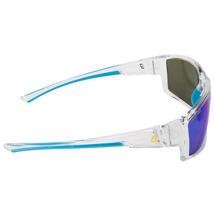 Seachoice A182272000000 98806 "Seaspray" Polarized Sunglasses, Frame: Shiny Clear, Lens: Blue Mirror