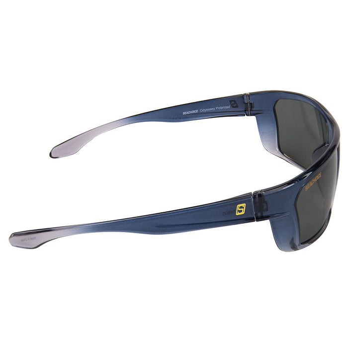 Seachoice YP120057000000 98809 "Odyssey" Polarized Sunglasses, Frame: Shiny Black Fade, Lens: Smoke