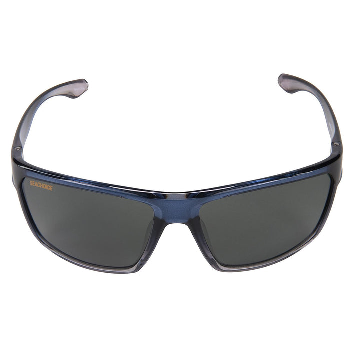 Seachoice YP120057000000 98809 "Odyssey" Polarized Sunglasses, Frame: Shiny Black Fade, Lens: Smoke