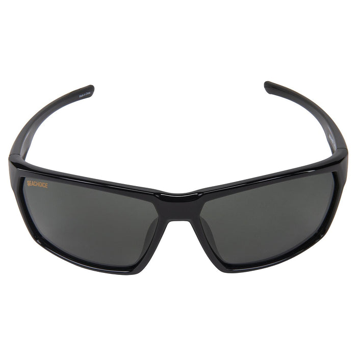 Seachoice YPA84038007000 98812 "Sentry" Polarized Sunglasses, Frame: Shiny Black, Lens: Grey