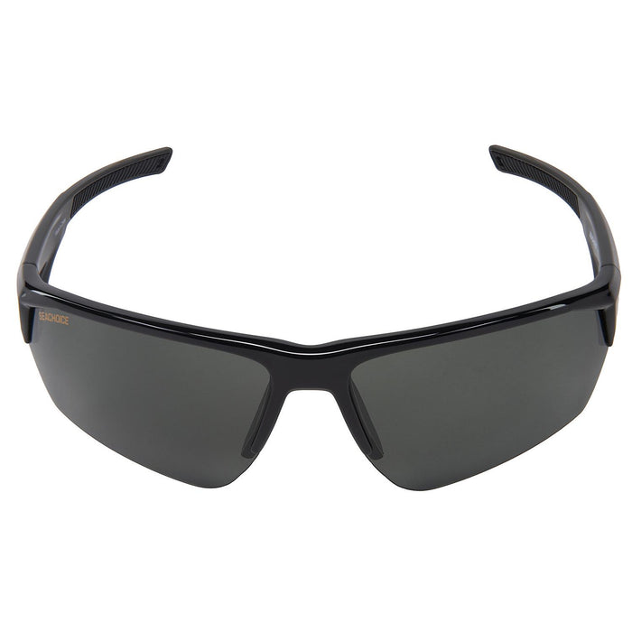 Seachoice YP120505000000 98821 "Atlantis" Polarized Sunglasses, Frame: Shiny Black, Lens: Grey