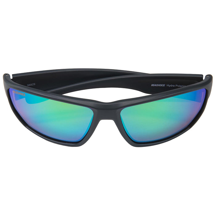Seachoice YP120481001000 Hydra Floating Polarized Sunglasses, Matte Grey Frame, Green Mirror Lens