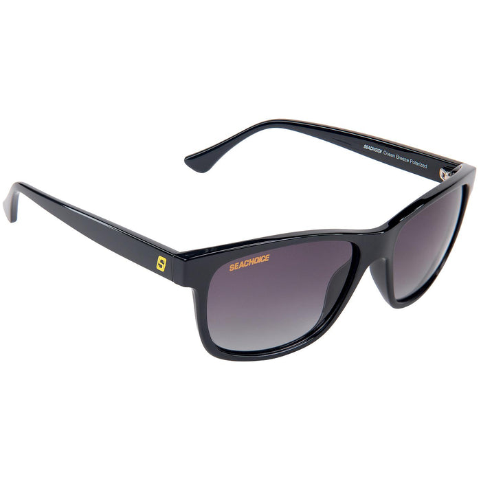 Seachoice YP120073000000 Sunglasses, "Oceanbreeze" Polarized Ladies', Shiny Black Frame, Smoke Gradient Lens