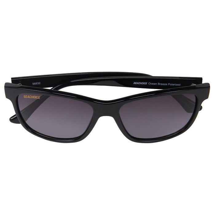 Seachoice YP120073000000 Sunglasses, "Oceanbreeze" Polarized Ladies', Shiny Black Frame, Smoke Gradient Lens