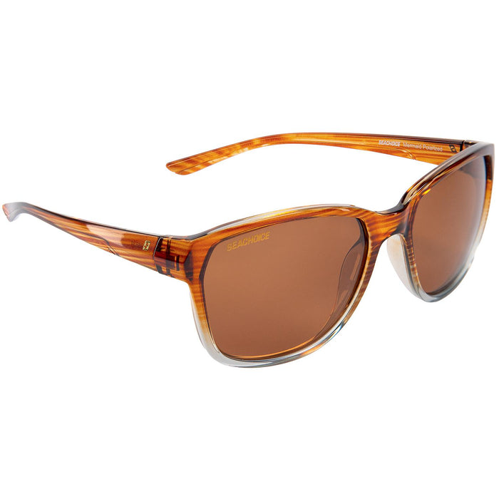 Seachoice YP120466000000 98834 "Mermaid" Polarized Ladies' Sunglasses, Frame: Sandstone Blue Fade, Lens: Amber
